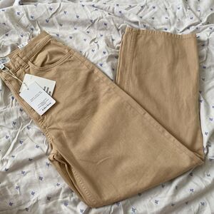 & other stories trouser pants in tan